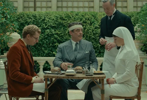 Still frame 70 from The Phoenician Scheme (2025) directed by Wes Anderson