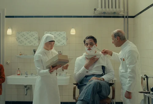 Still frame 73 from The Phoenician Scheme (2025) directed by Wes Anderson