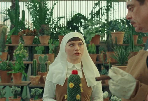 Still frame 77 from The Phoenician Scheme (2025) directed by Wes Anderson