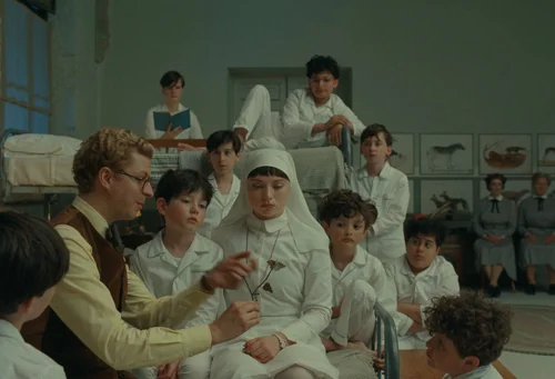 Still frame 80 from The Phoenician Scheme (2025) directed by Wes Anderson