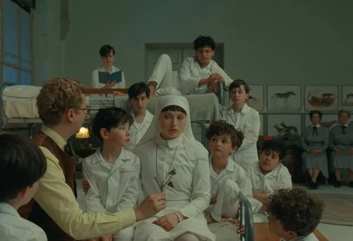 Still frame 81 from The Phoenician Scheme (2025) directed by Wes Anderson