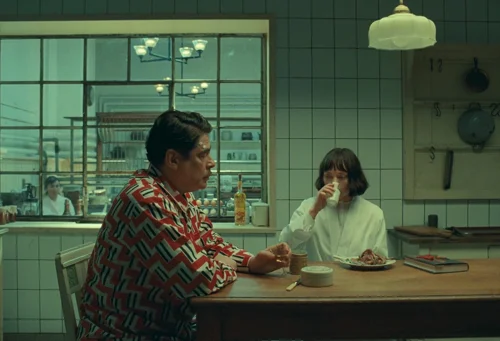 Still frame 82 from The Phoenician Scheme (2025) directed by Wes Anderson