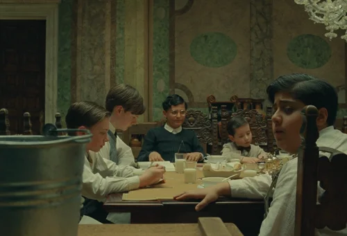 Still frame 97 from The Phoenician Scheme (2025) directed by Wes Anderson