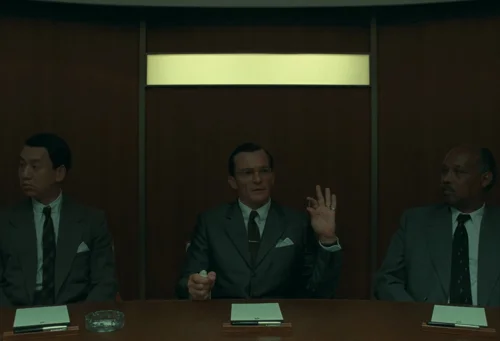 Still frame 101 from The Phoenician Scheme (2025) directed by Wes Anderson