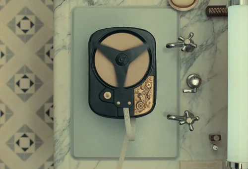 Still frame 104 from The Phoenician Scheme (2025) directed by Wes Anderson