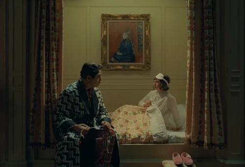 Still frame 108 from The Phoenician Scheme (2025) directed by Wes Anderson