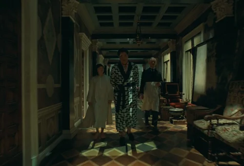 Still frame 111 from The Phoenician Scheme (2025) directed by Wes Anderson