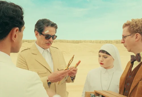 Still frame 144 from The Phoenician Scheme (2025) directed by Wes Anderson