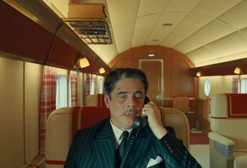Still frame 197 from The Phoenician Scheme (2025) directed by Wes Anderson