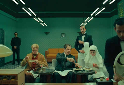 Still frame 206 from The Phoenician Scheme (2025) directed by Wes Anderson