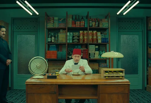 Still frame 210 from The Phoenician Scheme (2025) directed by Wes Anderson