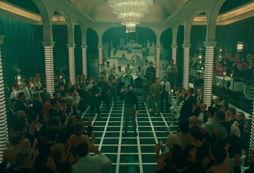 Still frame 216 from The Phoenician Scheme (2025) directed by Wes Anderson