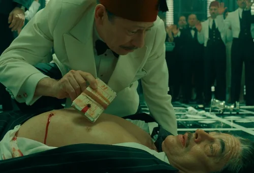 Still frame 223 from The Phoenician Scheme (2025) directed by Wes Anderson