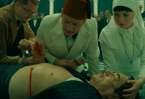 Still frame 224 from The Phoenician Scheme (2025) directed by Wes Anderson