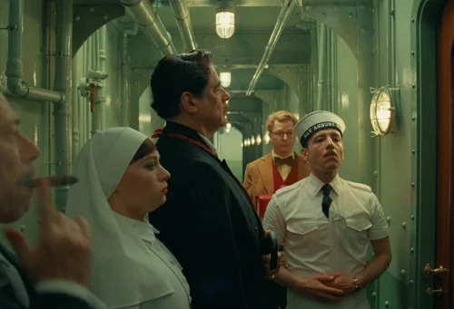 Still frame 230 from The Phoenician Scheme (2025) directed by Wes Anderson