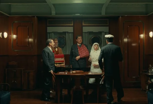 Still frame 232 from The Phoenician Scheme (2025) directed by Wes Anderson