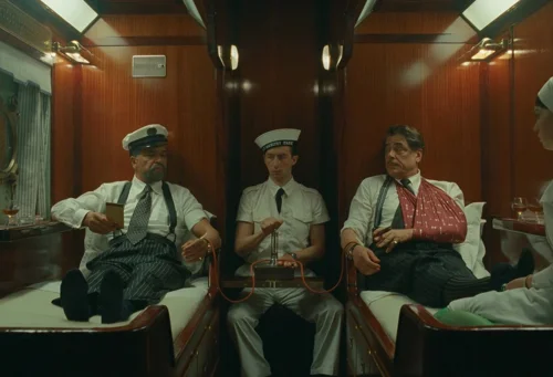 Still frame 249 from The Phoenician Scheme (2025) directed by Wes Anderson