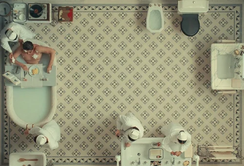 Still frame 23 from The Phoenician Scheme (2025) directed by Wes Anderson