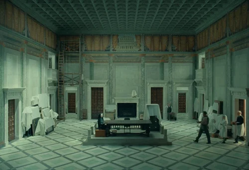 Still frame 334 from The Phoenician Scheme (2025) directed by Wes Anderson