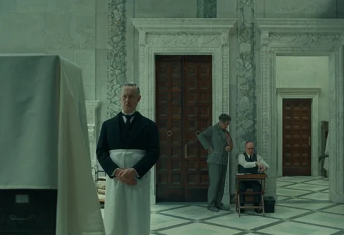 Still frame 336 from The Phoenician Scheme (2025) directed by Wes Anderson