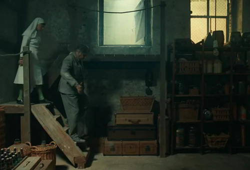 Still frame 345 from The Phoenician Scheme (2025) directed by Wes Anderson