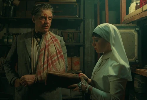 Still frame 347 from The Phoenician Scheme (2025) directed by Wes Anderson
