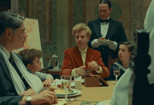 Still frame 353 from The Phoenician Scheme (2025) directed by Wes Anderson