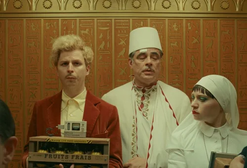 Still frame 360 from The Phoenician Scheme (2025) directed by Wes Anderson