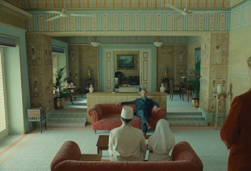 Still frame 366 from The Phoenician Scheme (2025) directed by Wes Anderson