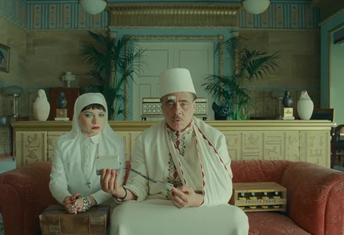 Still frame 372 from The Phoenician Scheme (2025) directed by Wes Anderson
