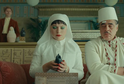 Still frame 378 from The Phoenician Scheme (2025) directed by Wes Anderson