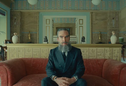Still frame 381 from The Phoenician Scheme (2025) directed by Wes Anderson