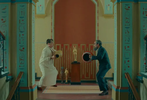 Still frame 393 from The Phoenician Scheme (2025) directed by Wes Anderson