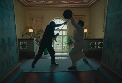 Still frame 396 from The Phoenician Scheme (2025) directed by Wes Anderson