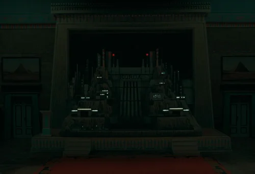 Still frame 403 from The Phoenician Scheme (2025) directed by Wes Anderson