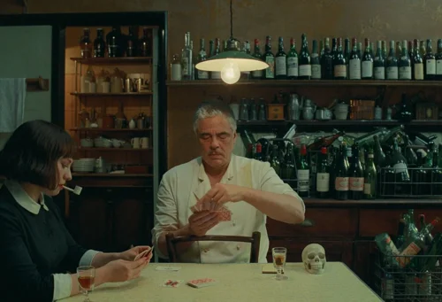 Still frame 431 from The Phoenician Scheme (2025) directed by Wes Anderson