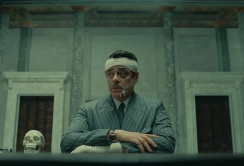 Still frame 37 from The Phoenician Scheme (2025) directed by Wes Anderson