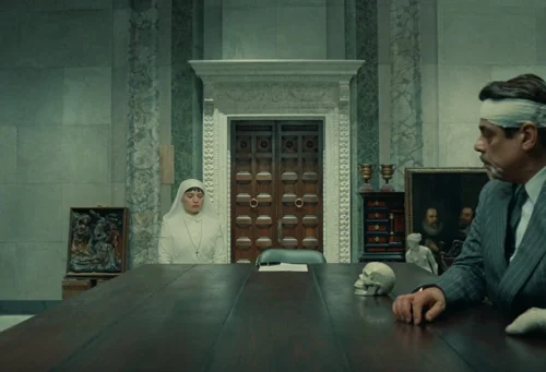 Still frame 48 from The Phoenician Scheme (2025) directed by Wes Anderson