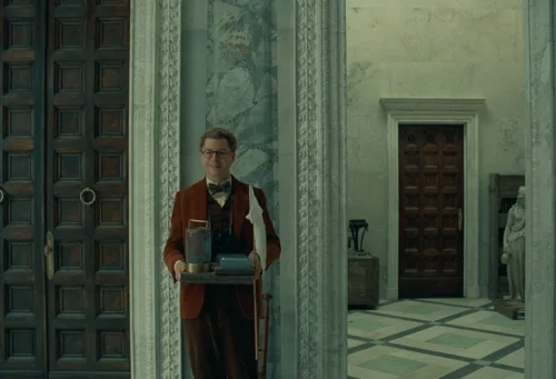 Still frame 61 from The Phoenician Scheme (2025) directed by Wes Anderson
