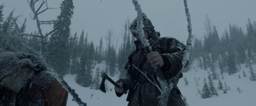 Still frame 161 from The Revenant (2015) directed by Alejandro G. Iñárritu