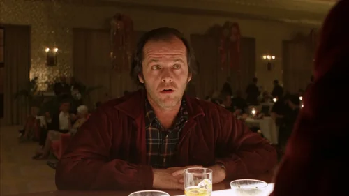 Still frame 100 from The Shining (1980) directed by Stanley Kubrick