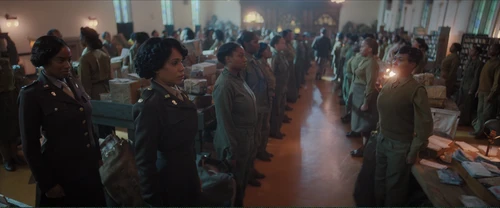 Still frame 249 from The Six Triple Eight (2024) directed by Tyler Perry