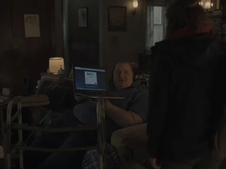 Still frame 27 from The Whale (2022) directed by Darren Aronofsky