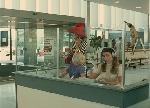 Still frame 101 from Traffic (1971) directed by Jacques Tati
