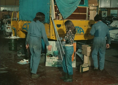 Still frame 110 from Traffic (1971) directed by Jacques Tati