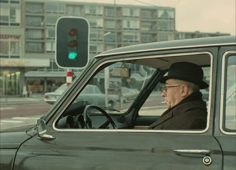 Still frame 115 from Traffic (1971) directed by Jacques Tati