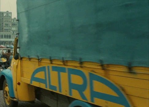 Still frame 116 from Traffic (1971) directed by Jacques Tati