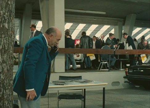 Still frame 129 from Traffic (1971) directed by Jacques Tati