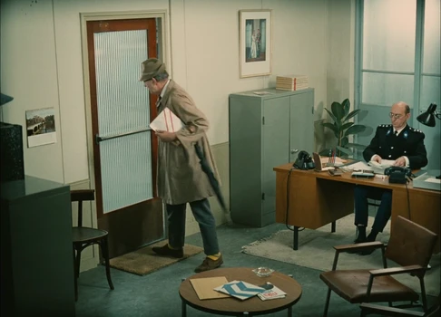 Still frame 150 from Traffic (1971) directed by Jacques Tati