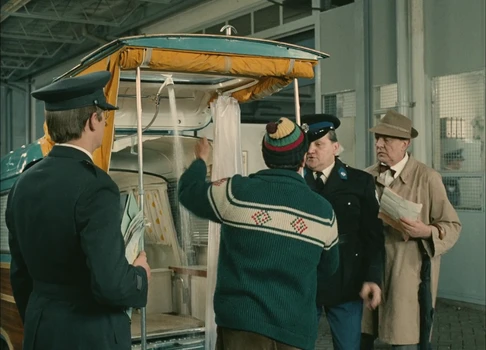Still frame 155 from Traffic (1971) directed by Jacques Tati